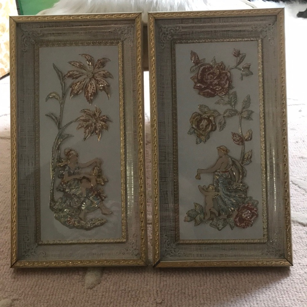 Vintage Metalcraft 4 Seasons 3D Art